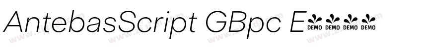 AntebasScript GBpc E字体转换